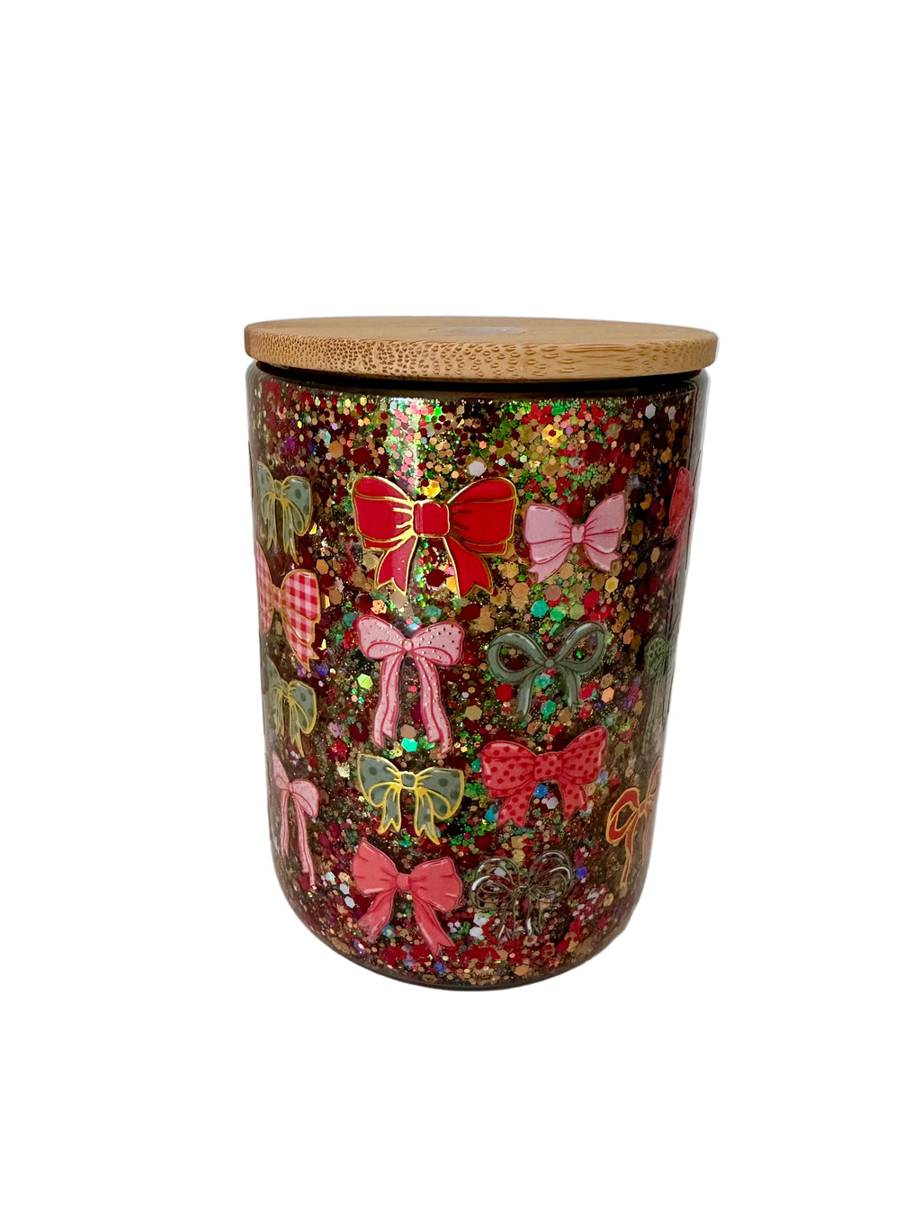 Christmas Bows - 15oz glass Coffee Mug