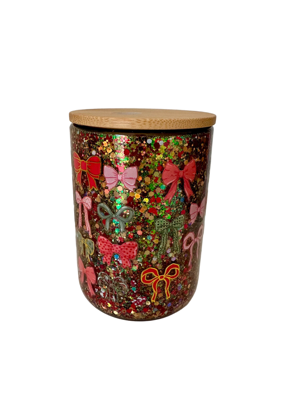 Christmas Bows - 15oz glass Coffee Mug