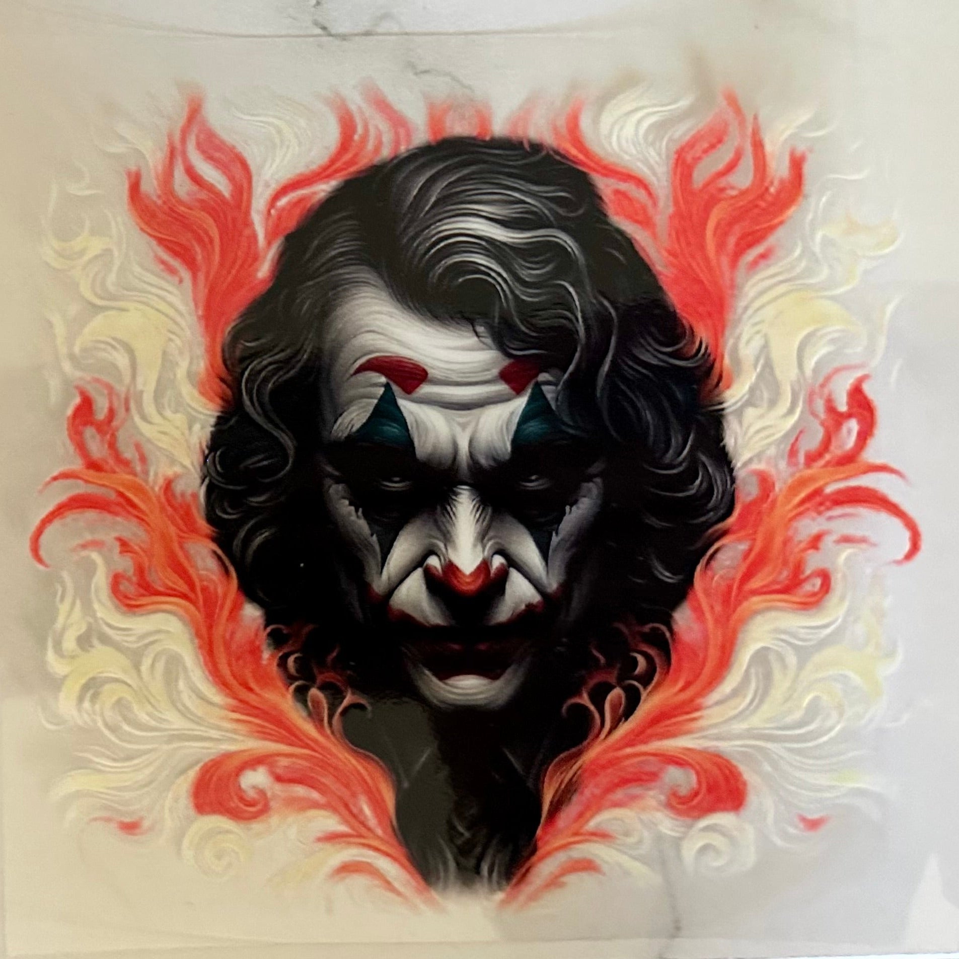 Heath with Flames Decal