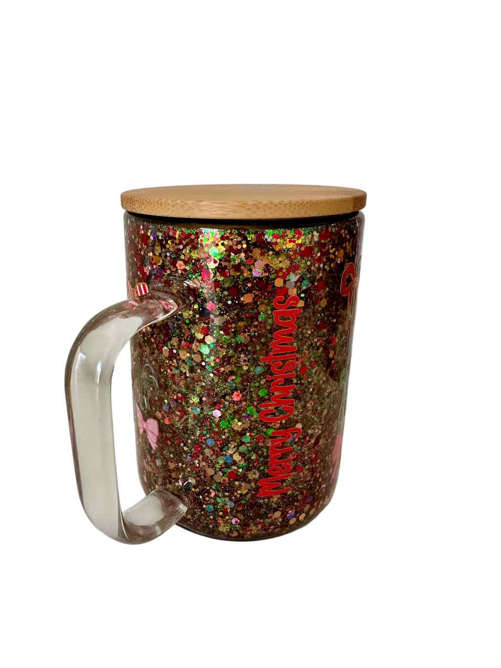 Christmas Bows - 15oz glass Coffee Mug