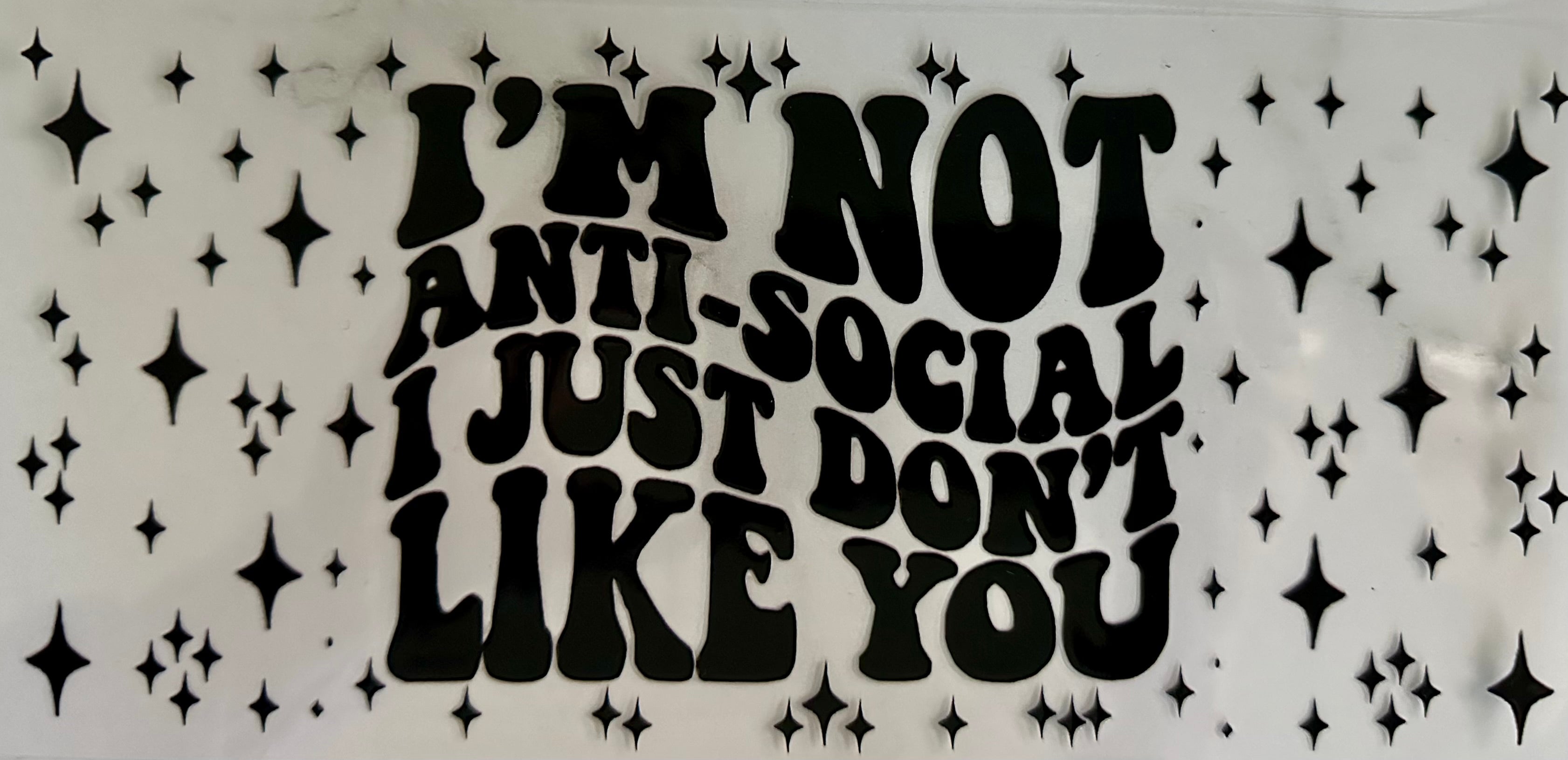 I just don't like you - Wrap