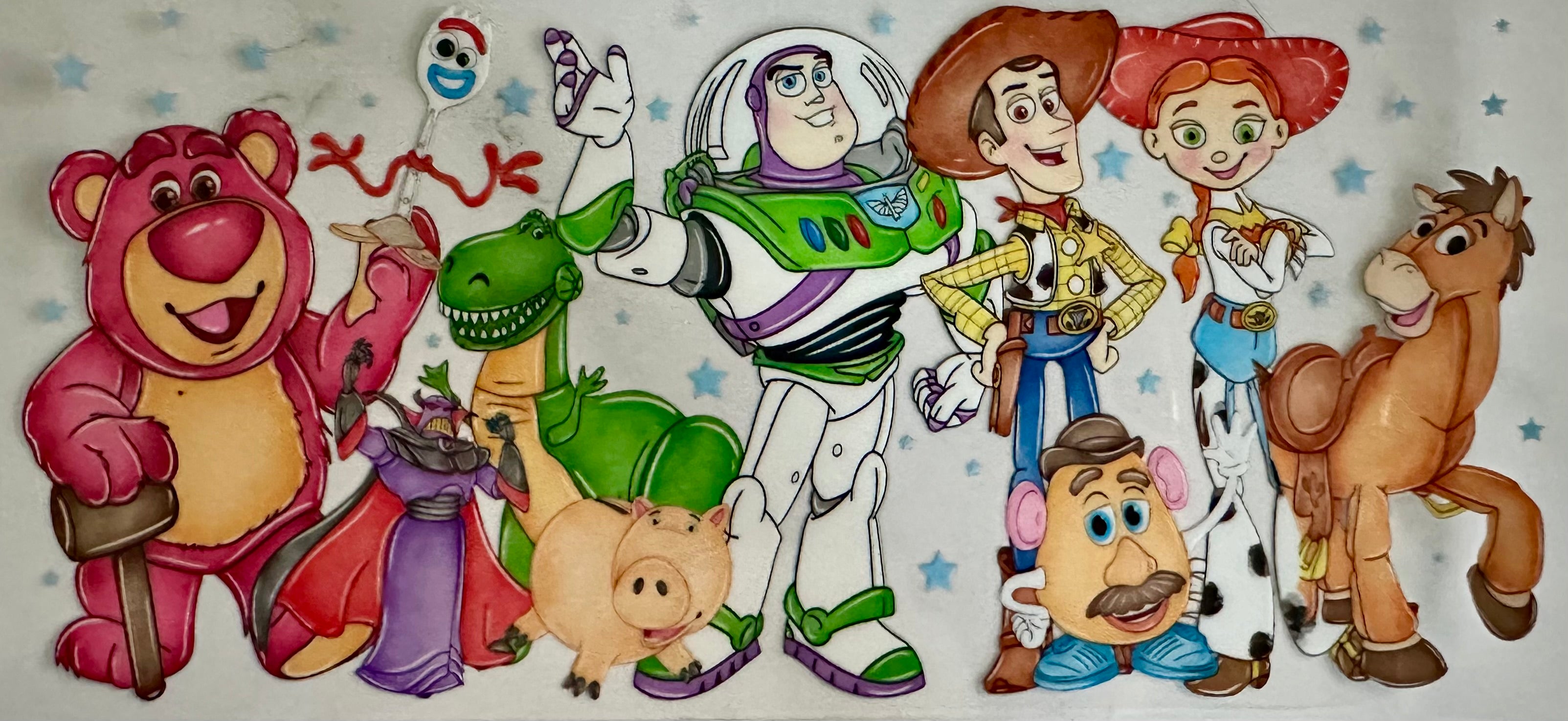 Cartoon Friends Wrap