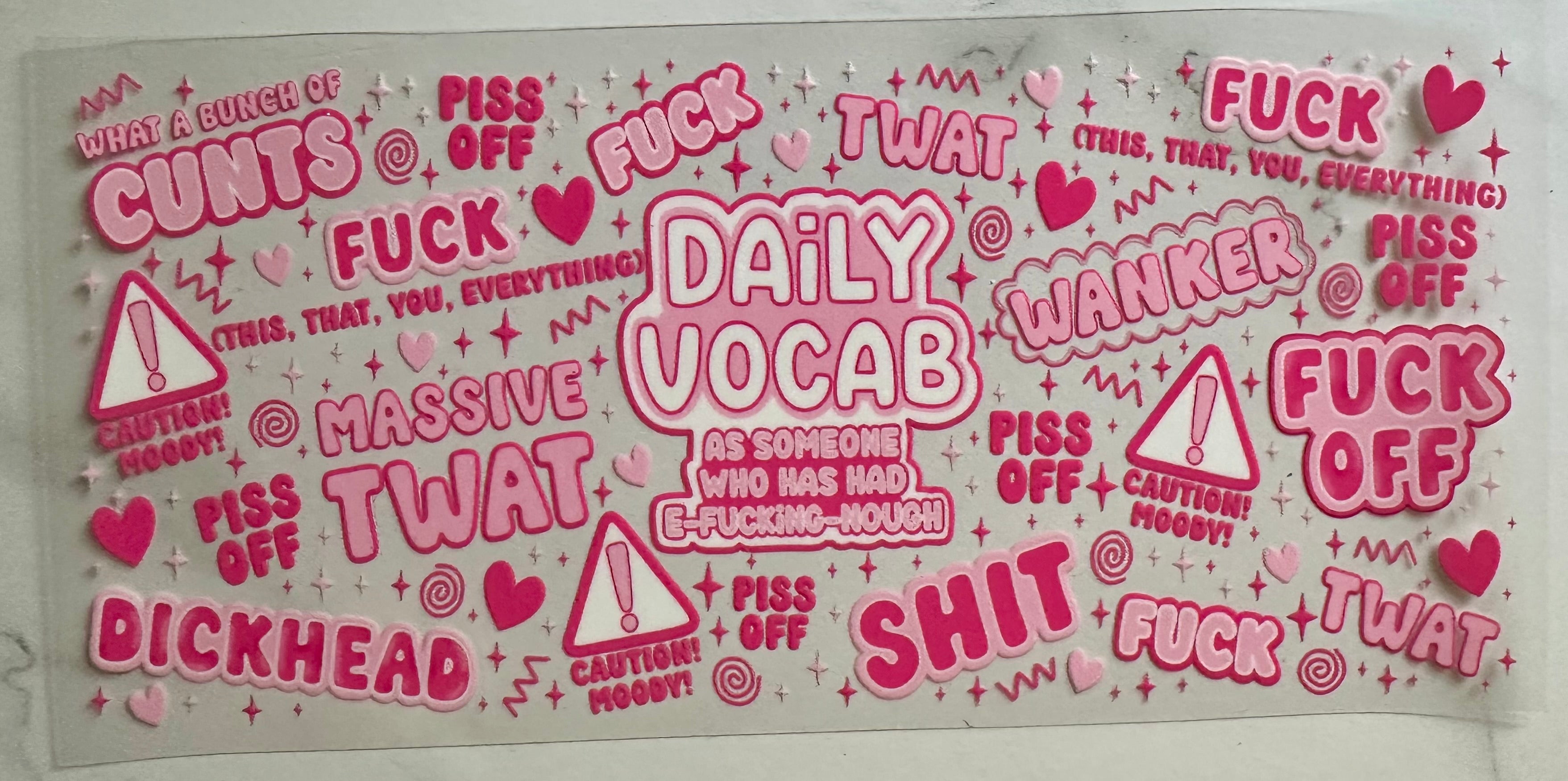 Daily Vocab Wrap