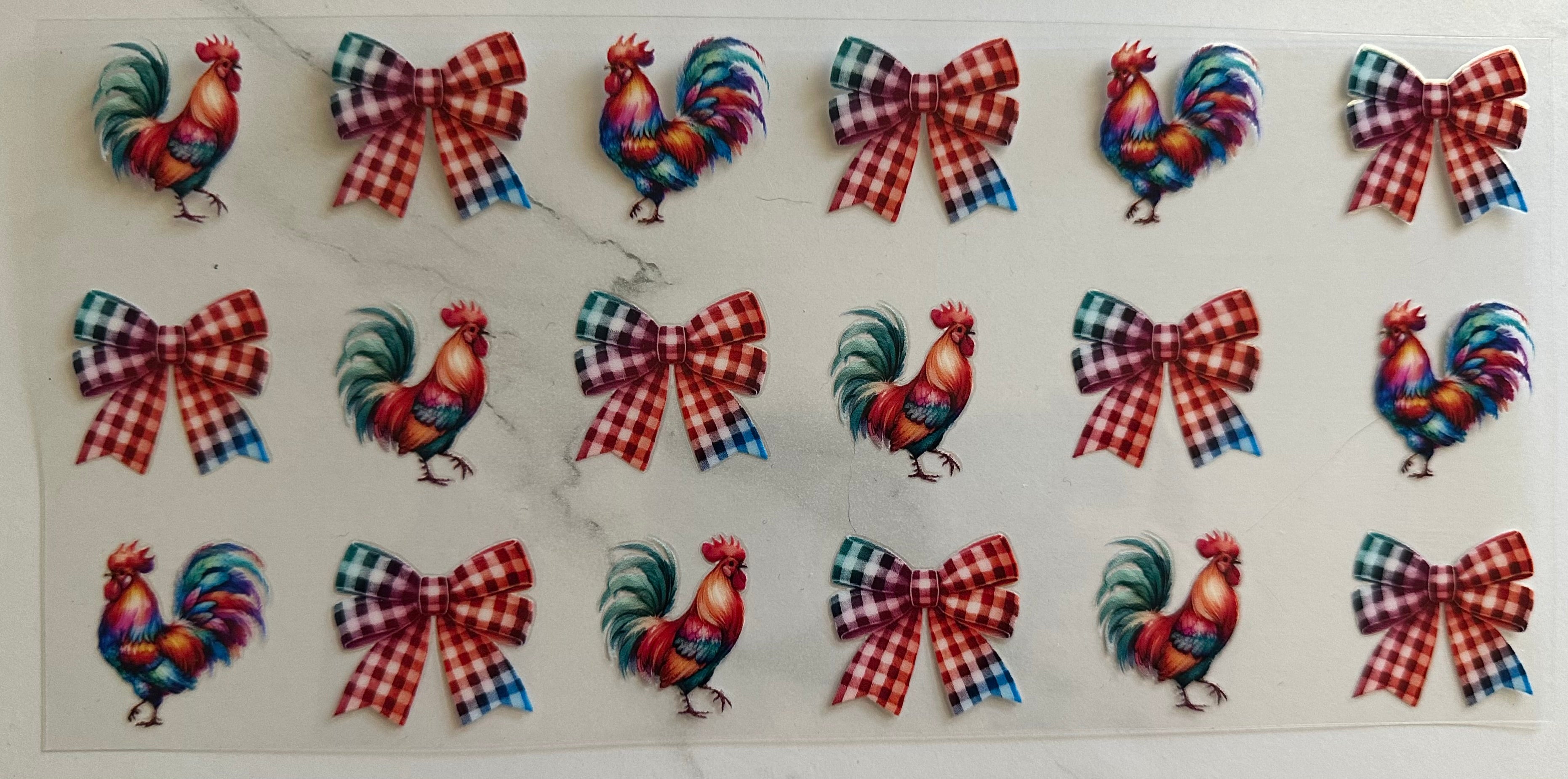 Chicken & Bows Cup Wraps