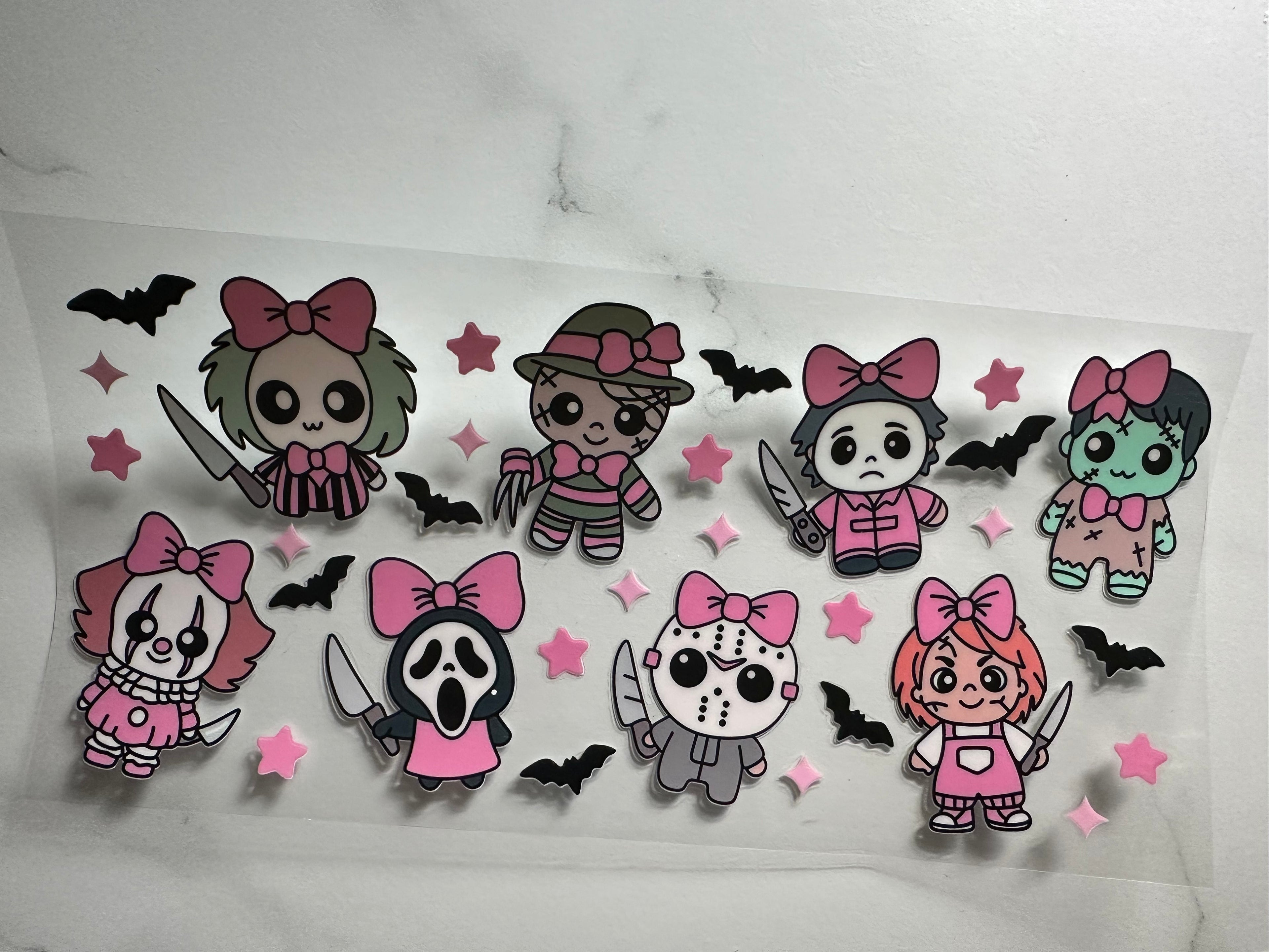 Cartoon Horror with Bows