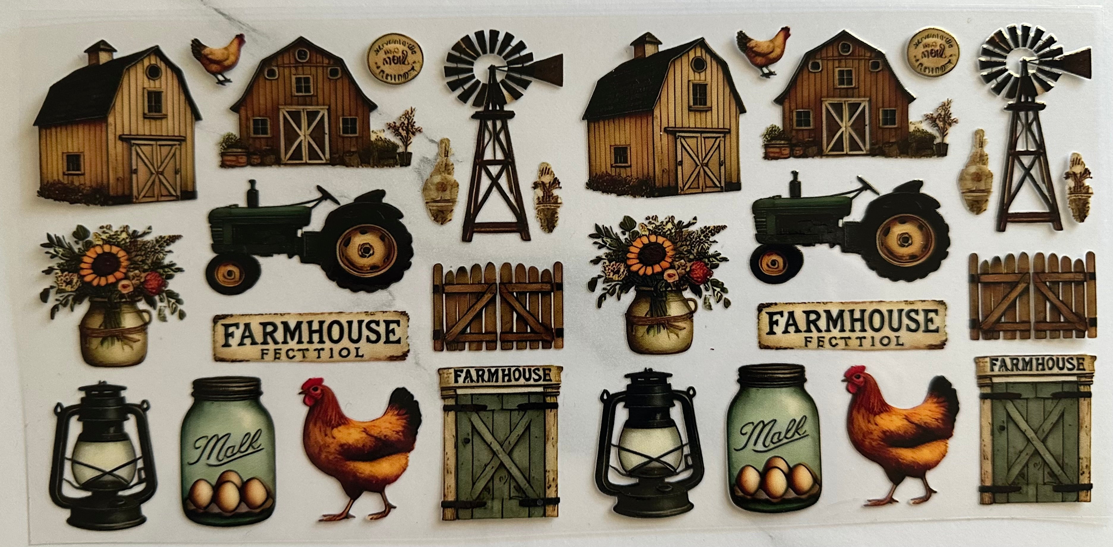 Farm - 2 Cup Wraps