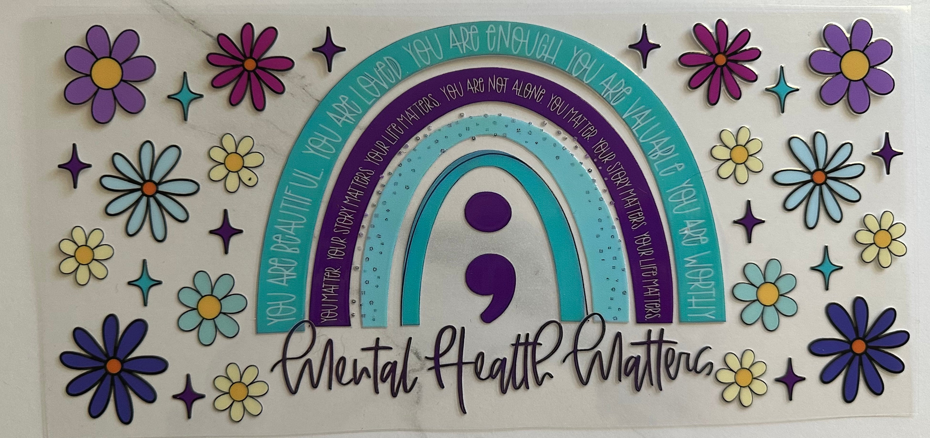 Mental Health Matters Cup Wraps